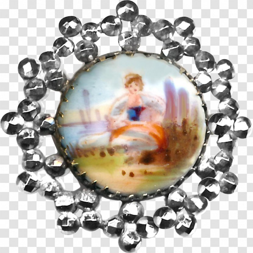 Jewellery Charms & Pendants Locket Clothing Accessories Necklace - Body Jewelry - Hand-painted Button Transparent PNG