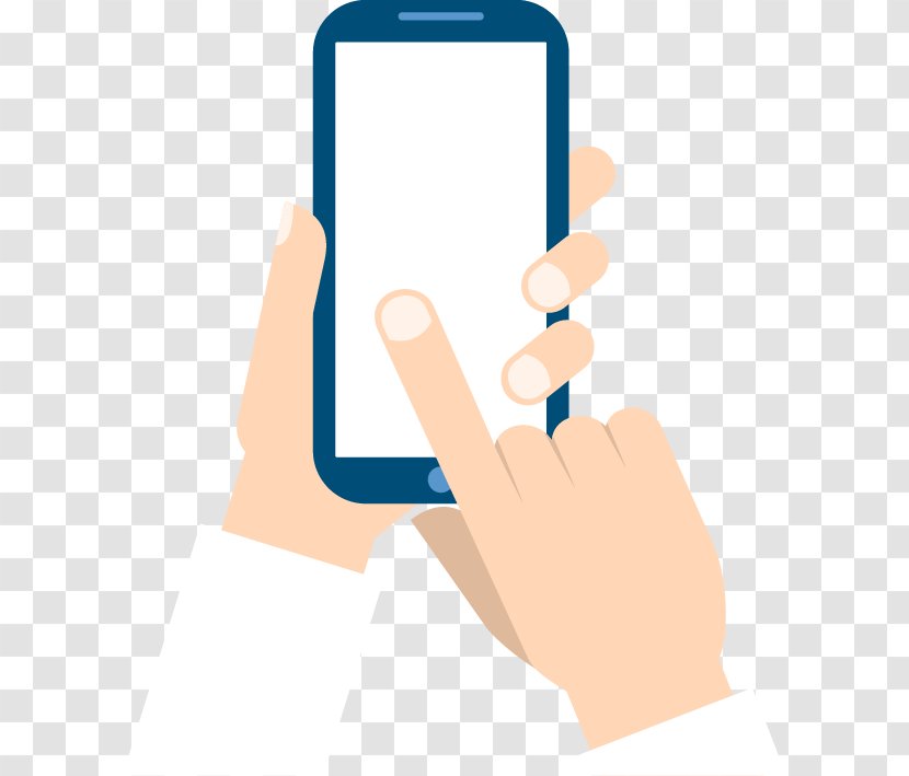 Smartphone Mobile Device Application Programming Interface Icon - Hand And Phone Elements Transparent PNG
