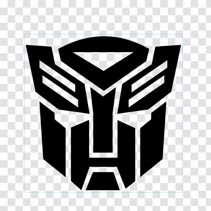 Transformers Autobots Bumblebee Optimus Prime Logo - Symbol - Face Sticker Vector Transparent PNG
