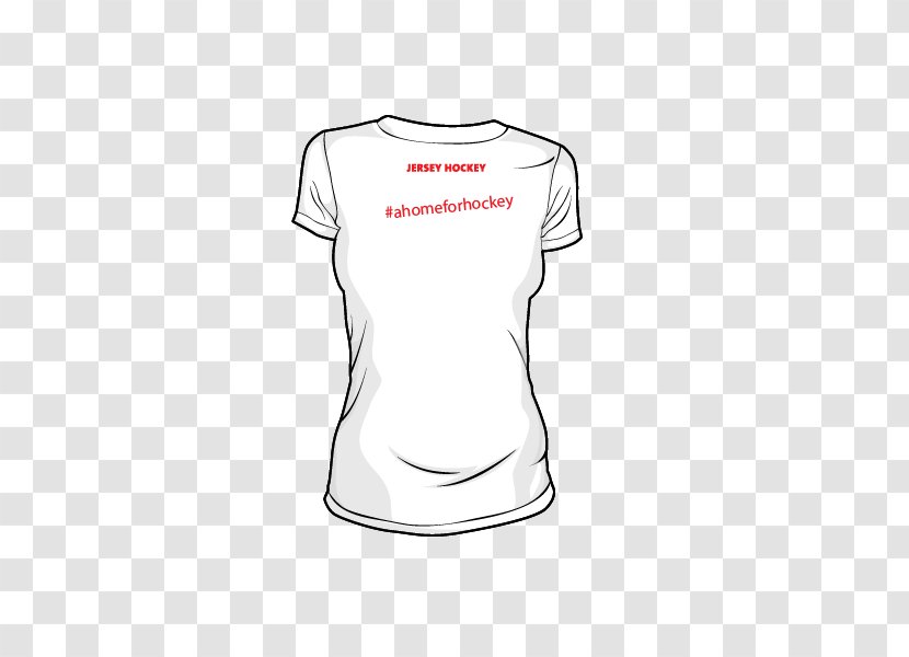 T-shirt Product Design Shoulder Sleeve - White - Women Training Transparent PNG