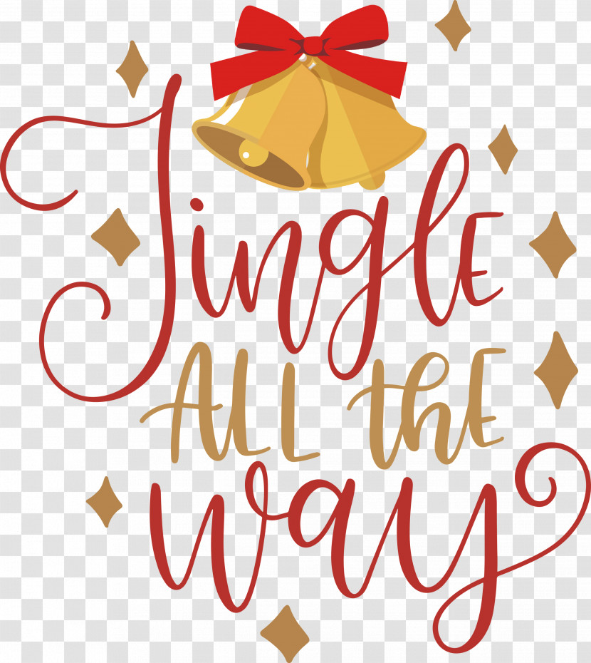 Jingle All The Way Christmas Transparent PNG