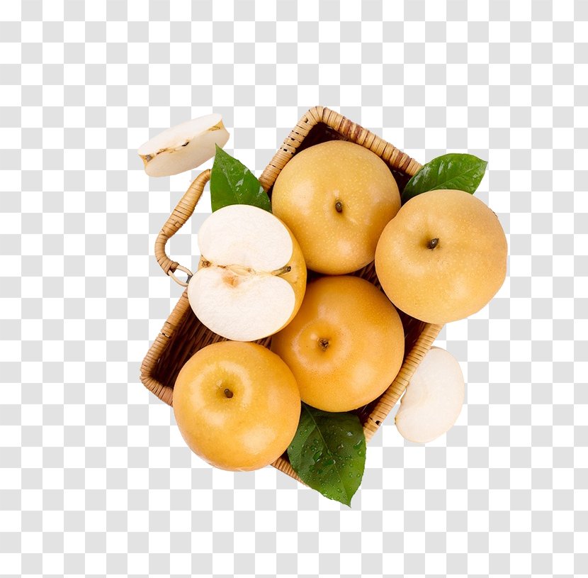 Asian Pear Vegetarian Cuisine Fruit Auglis Food - Apple - A Blue Pears Transparent PNG