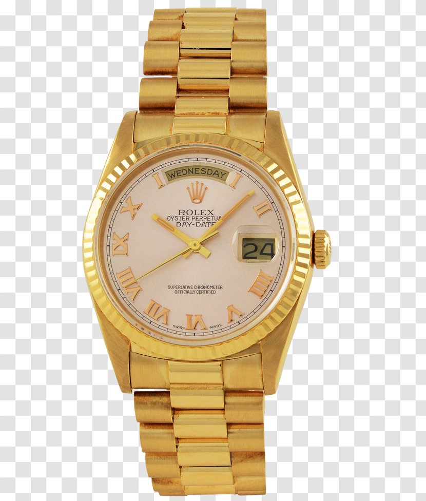 Watch Rolex Day-Date Gold Clock - Accessory Transparent PNG