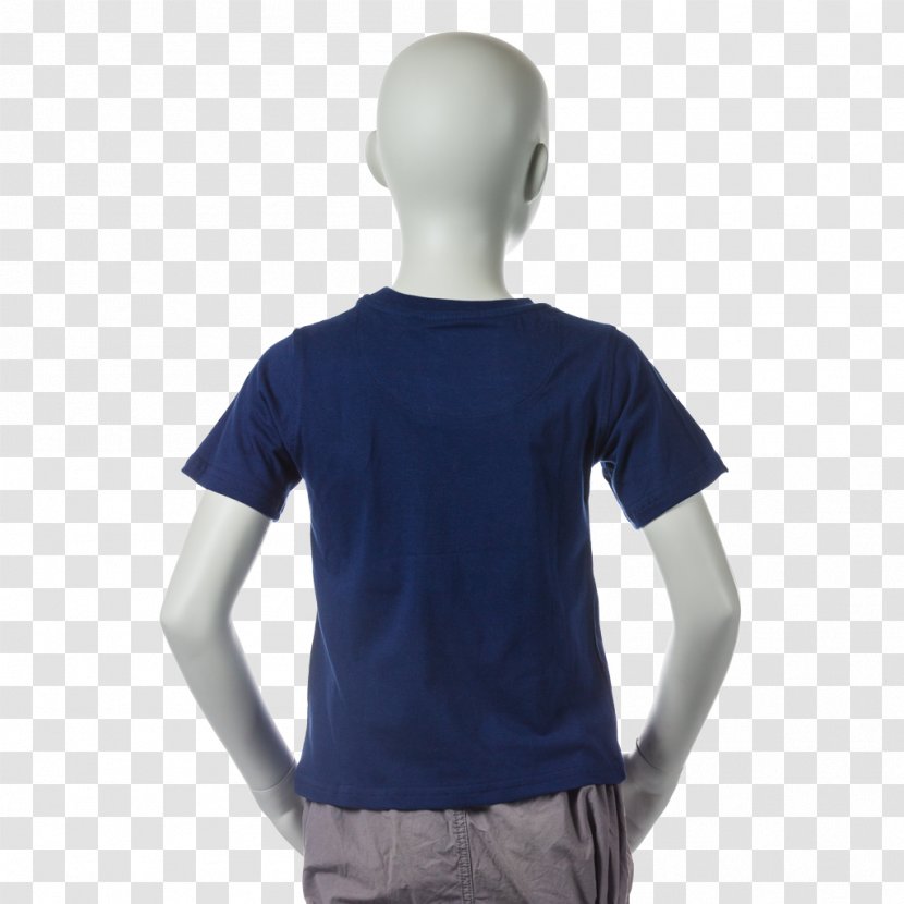 T-shirt Sleeve Neck Outerwear Mannequin - Electric Blue Transparent PNG