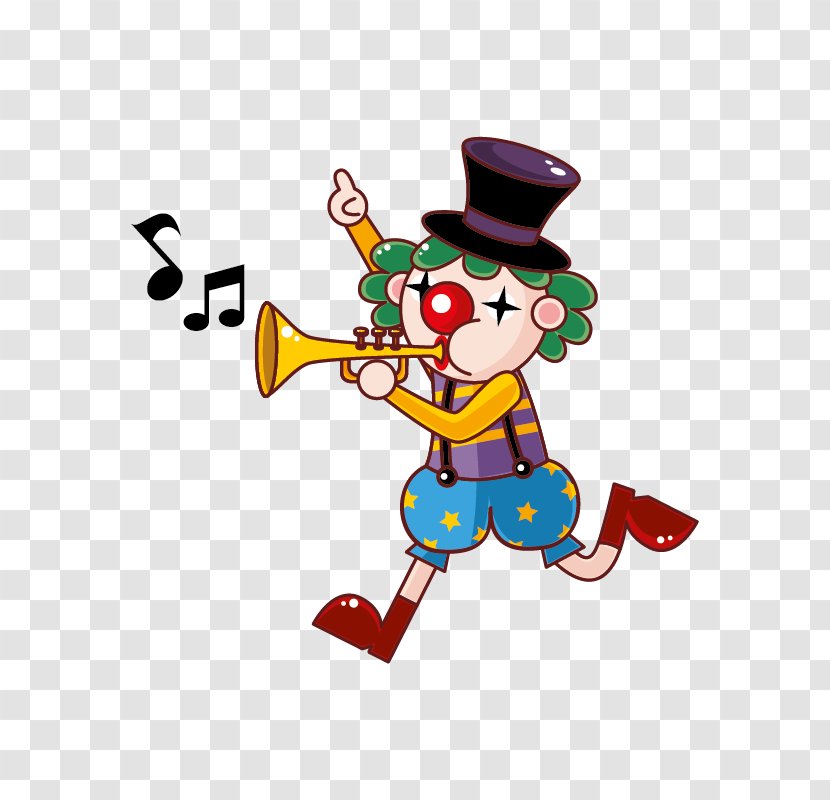 Clown Circus Drawing - Fictional Character Transparent PNG