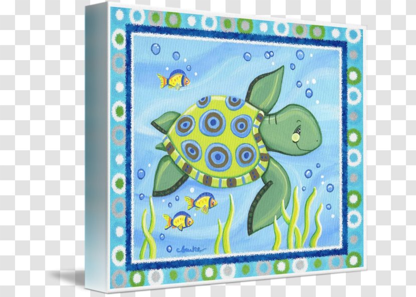 Sea Turtle Gallery Wrap Canvas Art - Area Transparent PNG
