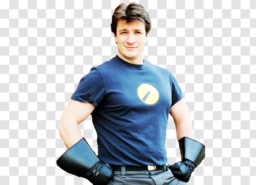 Nathan Fillion Buffy The Vampire Slayer Richard Castle Captain Hammer Cosplay - Watercolor Transparent PNG