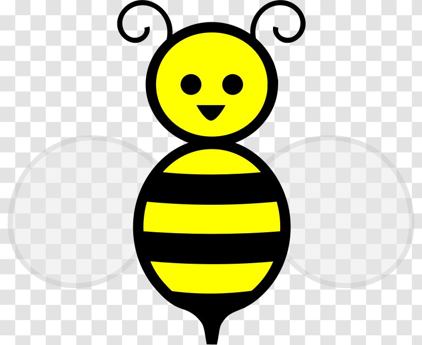 Western Honey Bee Clip Art Cartoon Bumblebee Transparent PNG