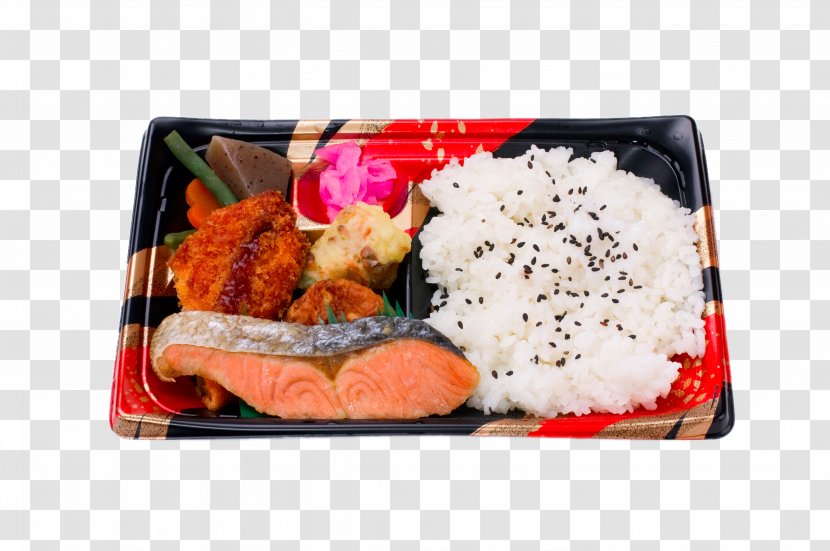 Bento Japanese Cuisine Makunouchi Seafood Ekiben - Lunch Box Transparent PNG