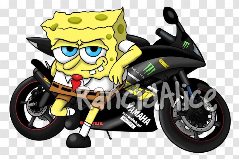 SpongeBob SquarePants Squidward Tentacles Motorcycle Fairing Bicycle - Vehicle - Mtb Tattoo Transparent PNG