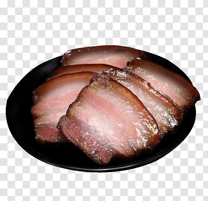 Sichuan Cuisine Back Bacon Chinese Sausage Ham - Frame Transparent PNG