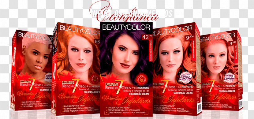 Red Hair Coloring Hue - Roses Marsala Transparent PNG