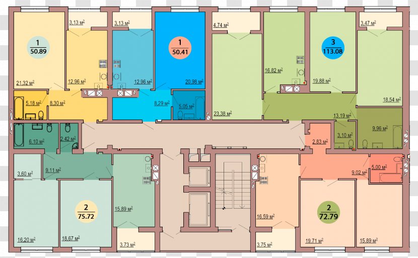 Floor Plan Kaliningrad Storey House Building - Housing Estate Transparent PNG