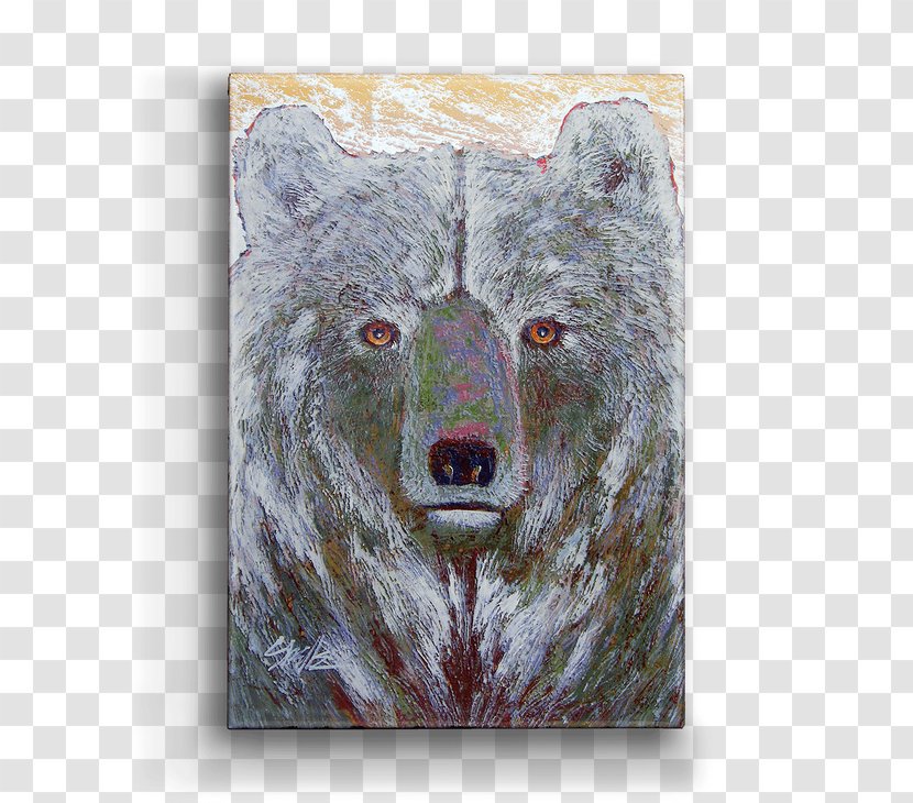 Tippy Canoe Painting Work Of Art Gray Wolf - Bear Transparent PNG
