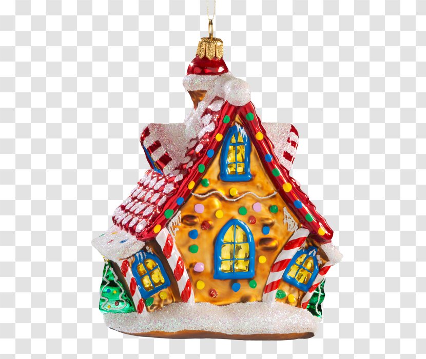 Gingerbread House Christmas Ornament Transparent PNG
