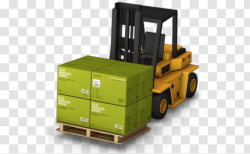 Box Pallet Forklift - Freight Transport - Insert Fork Transparent PNG