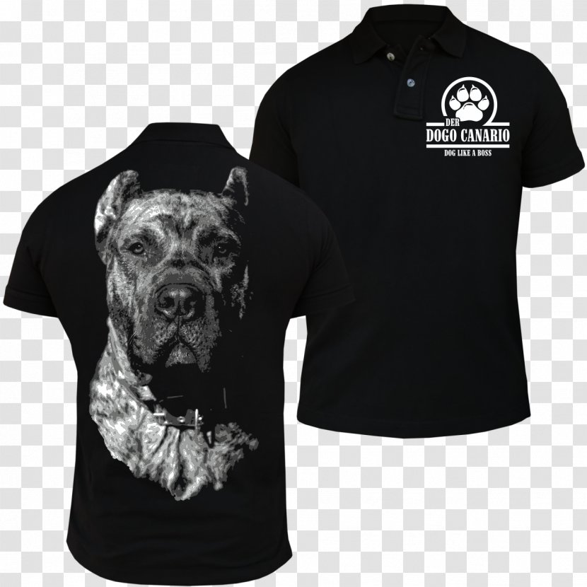 Dogo Argentino T-shirt Presa Canario Polo Shirt Top - Tshirt - Accessoires Dog Transparent PNG