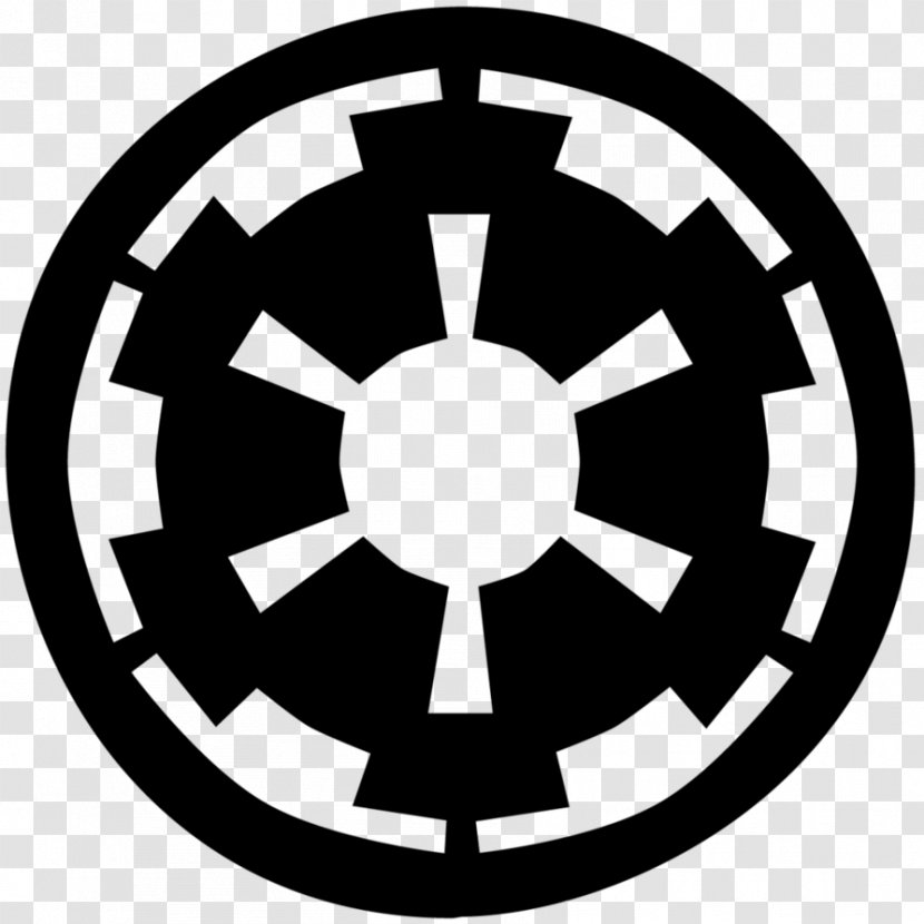 Galactic Empire Logo Decal Palpatine Star Wars - Force Transparent PNG