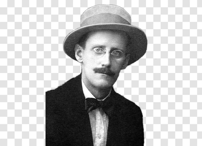 James Joyce Ulysses Dubliners A Portrait Of The Artist As Young Man Boarding House - Fedora - Famous Authors Transparent PNG