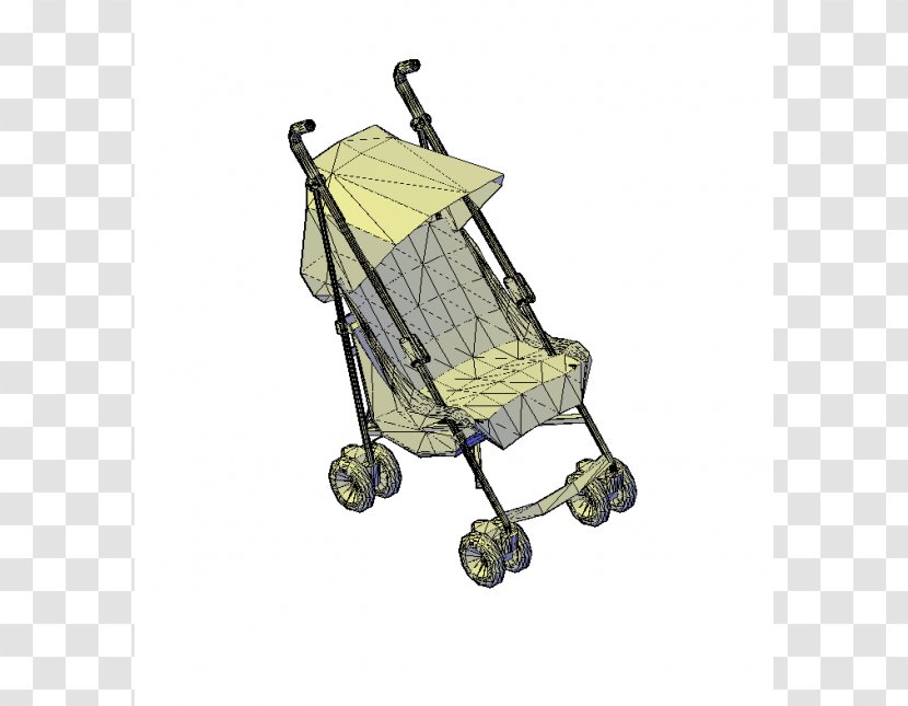 Baby Transport Computer-aided Design .dwg AutoCAD 3D Modeling - Freecad - Pram Transparent PNG