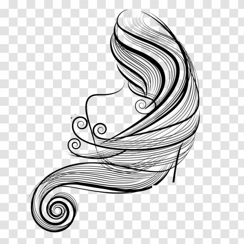 Cabelo Creativity Image Design - Monochrome Transparent PNG