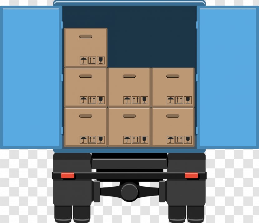 Cargo Vector Graphics Truck Packaging And Labeling Transport - Engineering Transparent PNG