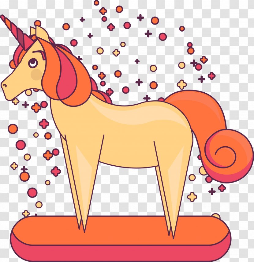 Unicorn Clip Art - Flower - Vector Transparent PNG