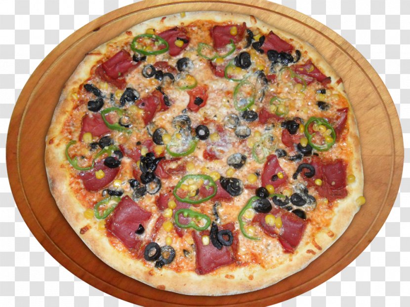 California-style Pizza Sicilian Italian Cuisine Mediterranean - California Style Transparent PNG