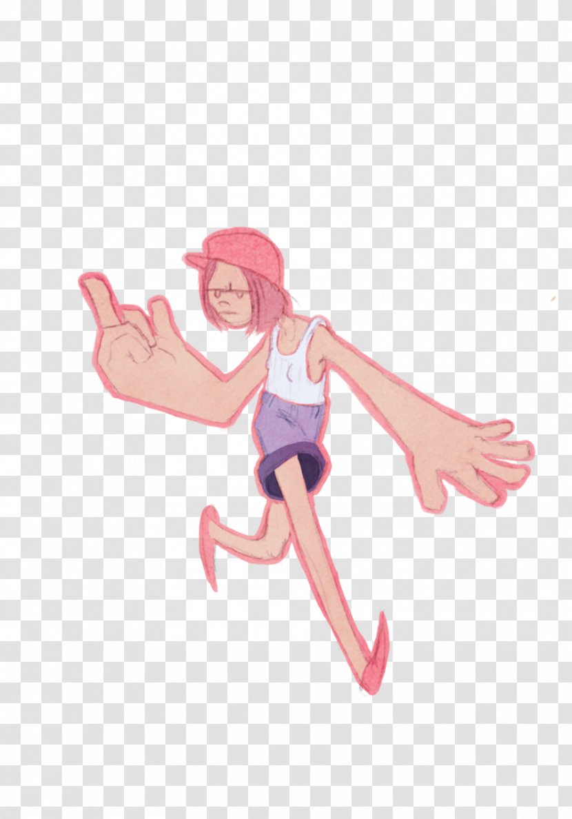 Thumb Fairy Cartoon Pink M - Mythical Creature Transparent PNG