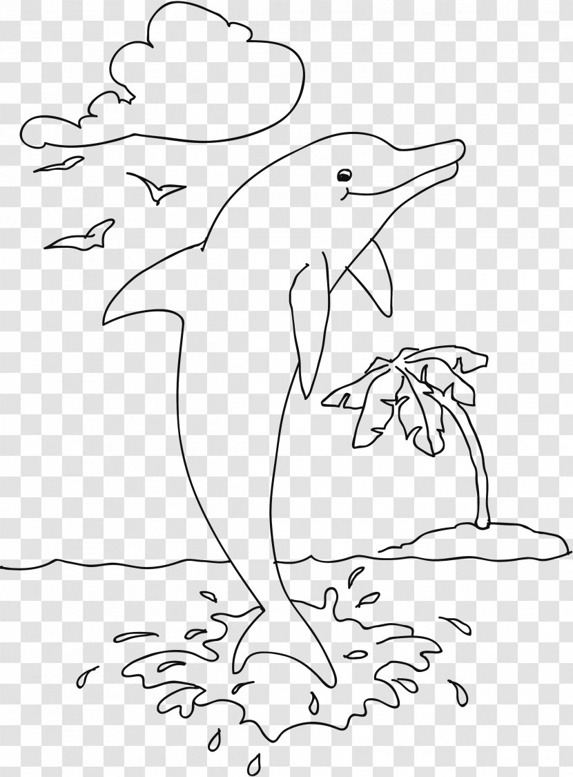 Oceanic Dolphin Ausmalbild Shark Animal Coloring Book - Artistic Inspiration Transparent PNG