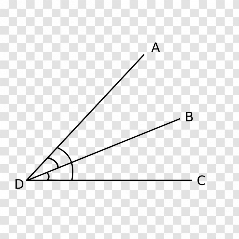 Adjacent Angle Point Triangle Vertical Angles - Rectangle Transparent PNG