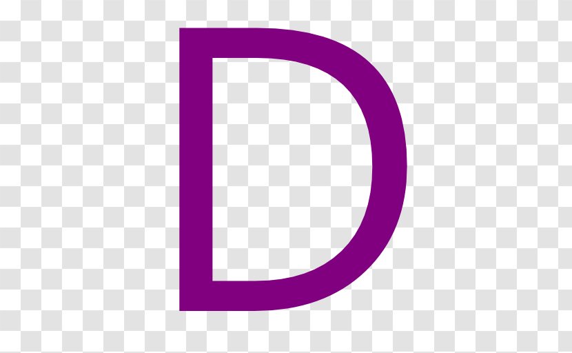 Purple Area Pattern - Pink - Letter D Transparent PNG