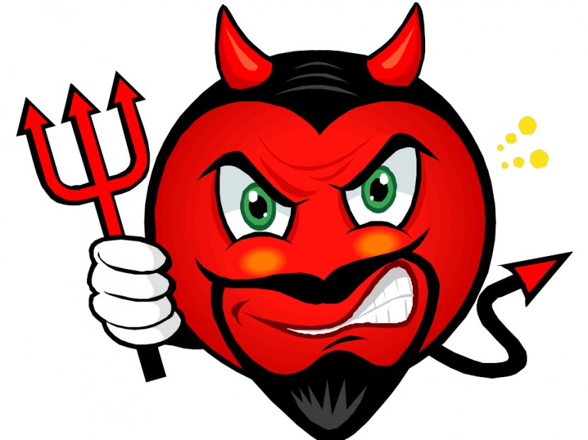 Devil Smiley Clip Art - Heart - Cliparts Transparent PNG