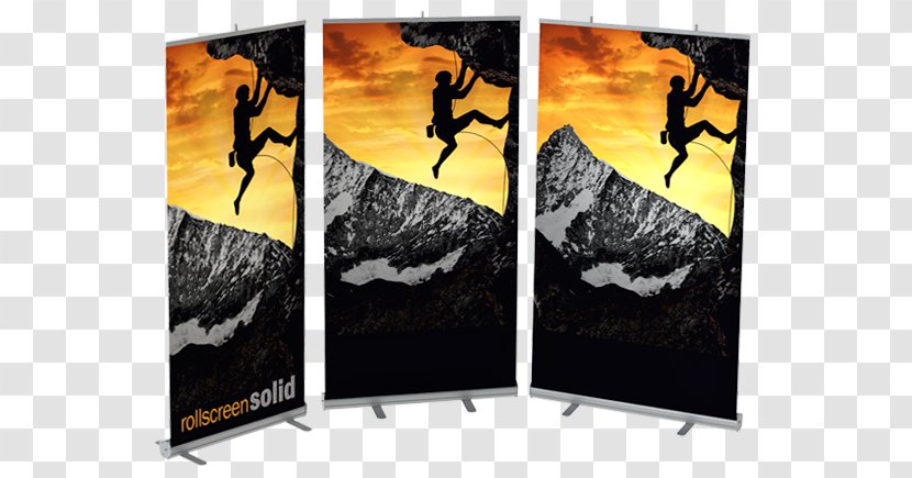 Text Picture Frames Display Advertising Web Banner - Bild - Roll Up Banners Transparent PNG
