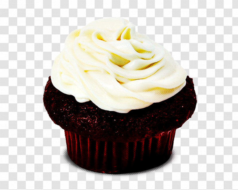 Cupcake Buttercream Icing Food Baking Cup Transparent PNG