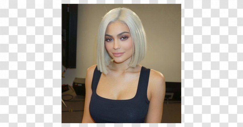 Kylie Jenner Human Hair Color Blond Keeping Up With The Kardashians - Cartoon Transparent PNG