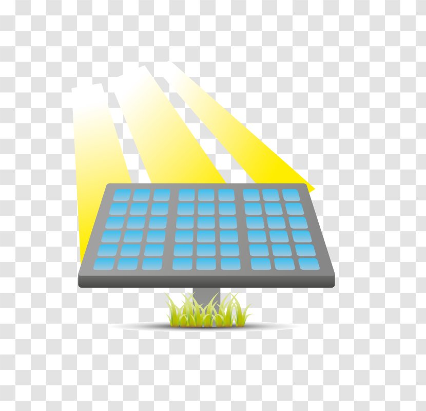 Solar Panels Energy Power Clip Art - Night Sky Fireflies Grass Background Transparent PNG