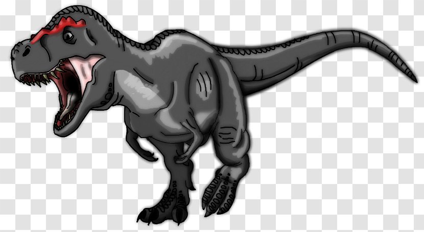 Tyrannosaurus Velociraptor Animal Legendary Creature Animated Cartoon - Figure - Blue Transparent PNG