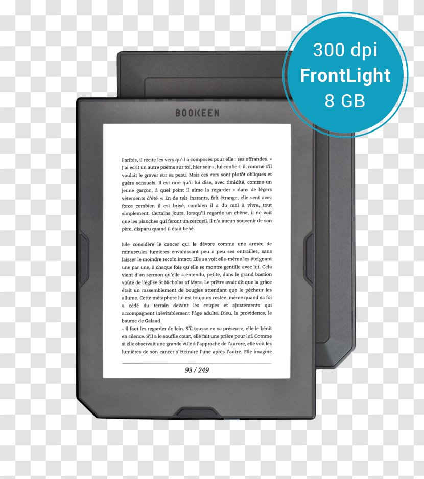 Boox Bookeen E-Readers Cybook Orizon E-book - Kobo Inc - Book Transparent PNG