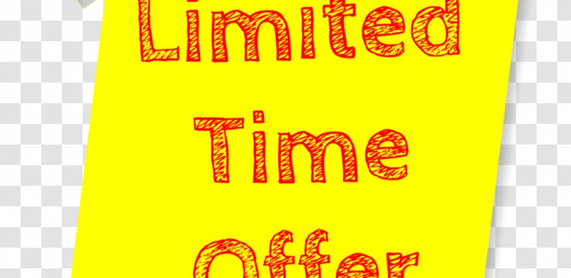 Logo Font Brand Product Line - Limited Time Offer Transparent PNG
