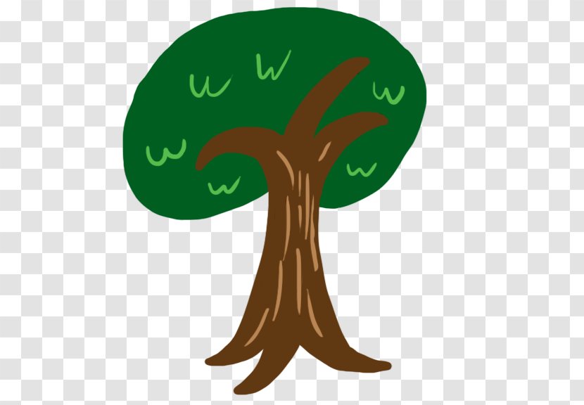 Tree Logo Font - Green Transparent PNG