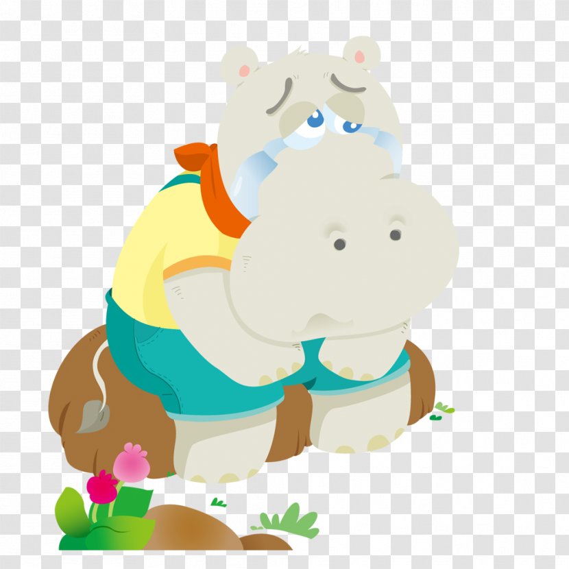 Illustration Hippopotamus Image Painting - Dog Like Mammal - Hippo Transparent PNG