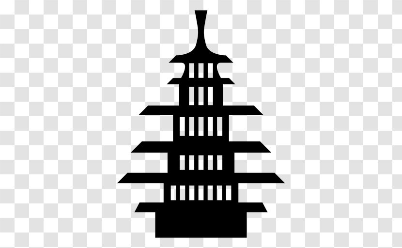 Temple Chinese Pagoda Buddhism Clip Art - Christmas Tree Transparent PNG