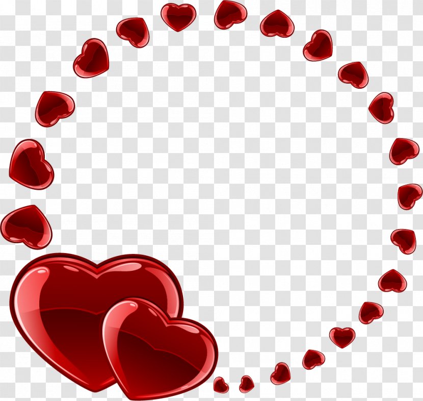 Picture Frames Heart Desktop Wallpaper - Right Border Of - Valentine's Day Transparent PNG