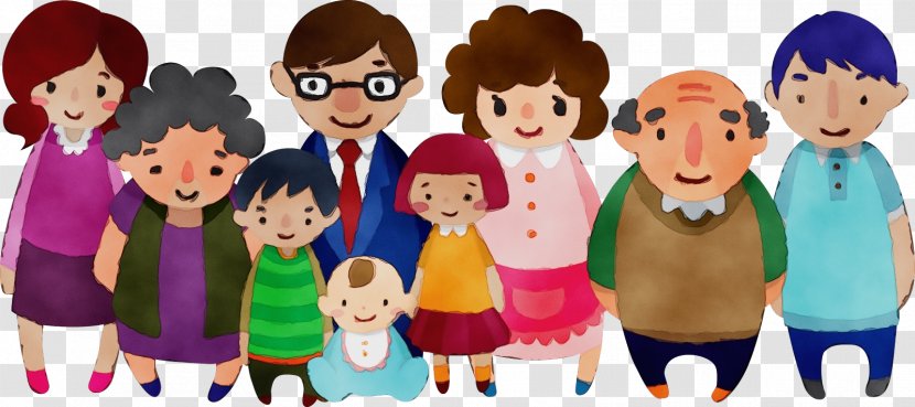 Family Child Father Mother Parent - Drawing - Youth Transparent PNG