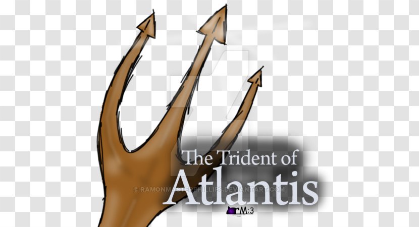Finger Logo Font Product Design - Atlantis Trident Transparent PNG