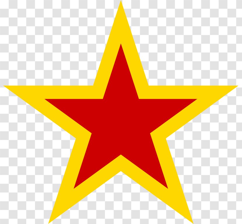 Flag Of The Soviet Union Red Star - Symmetry - Yellow Image Transparent PNG