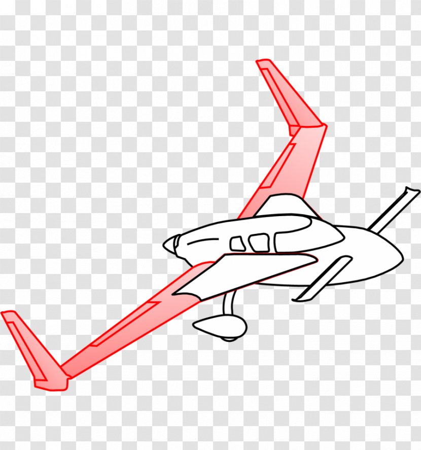 Cozy MK IV AeroCad AeroCanard Rutan Long-EZ Clip Art - Air Travel - No To Styrofoam Transparent PNG