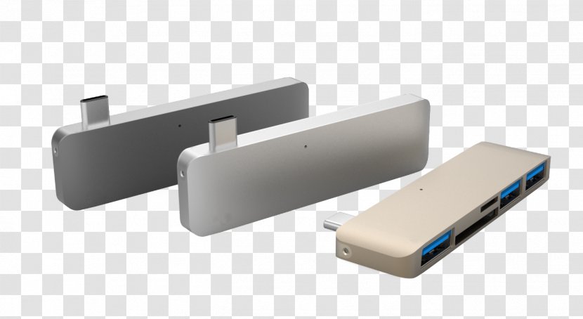 MacBook Pro Laptop Adapter USB-C - Apple - Space Aluminum Transparent PNG