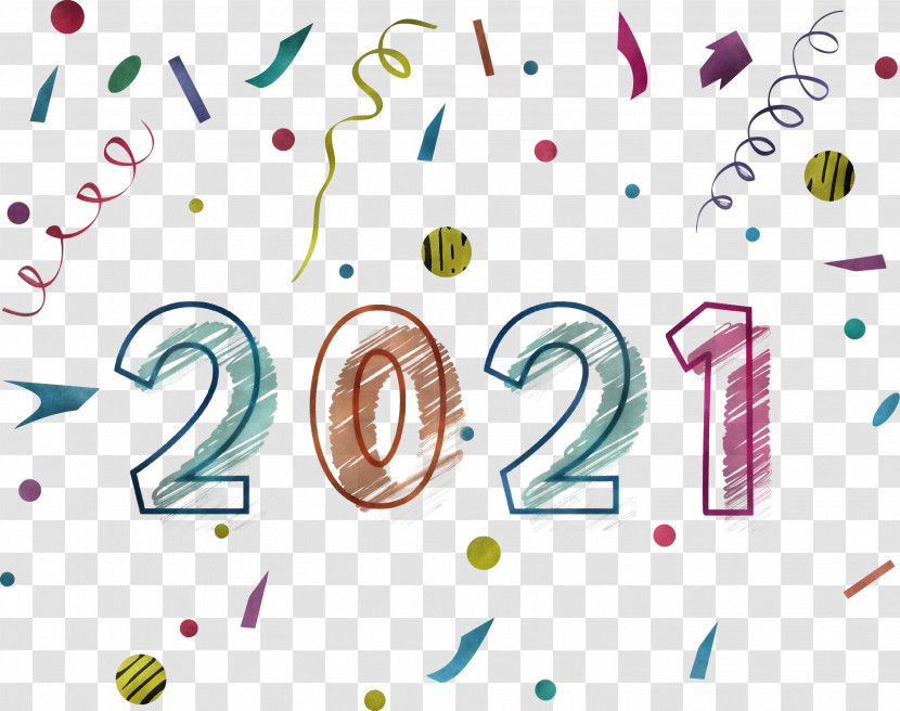 2021 Happy New Year 2021 New Year Transparent PNG